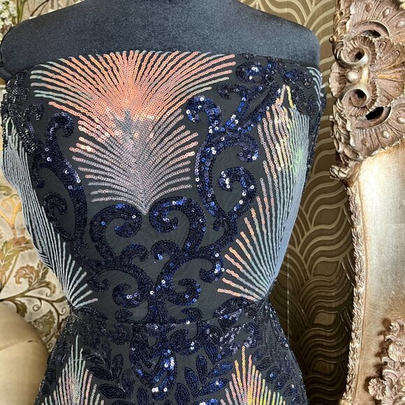 Dellore sequin halter jumpsuit - Picture 4 of 6